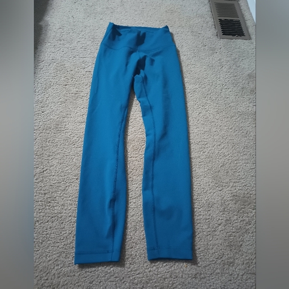 lululemon athletica Pants - Lululemon Athletica High Rise Align Leggings Women's Size 4 Bright Blue